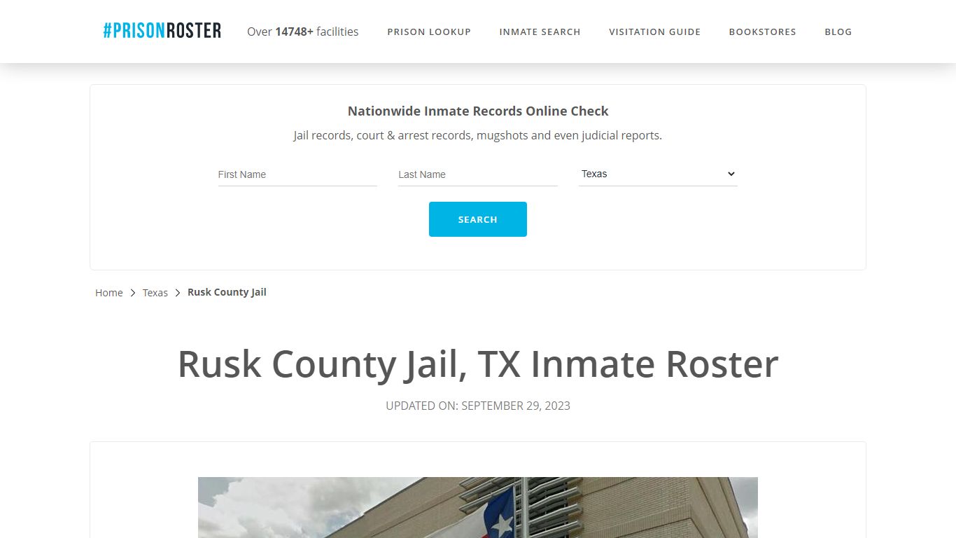 Rusk County Jail, TX Inmate Roster - Prisonroster
